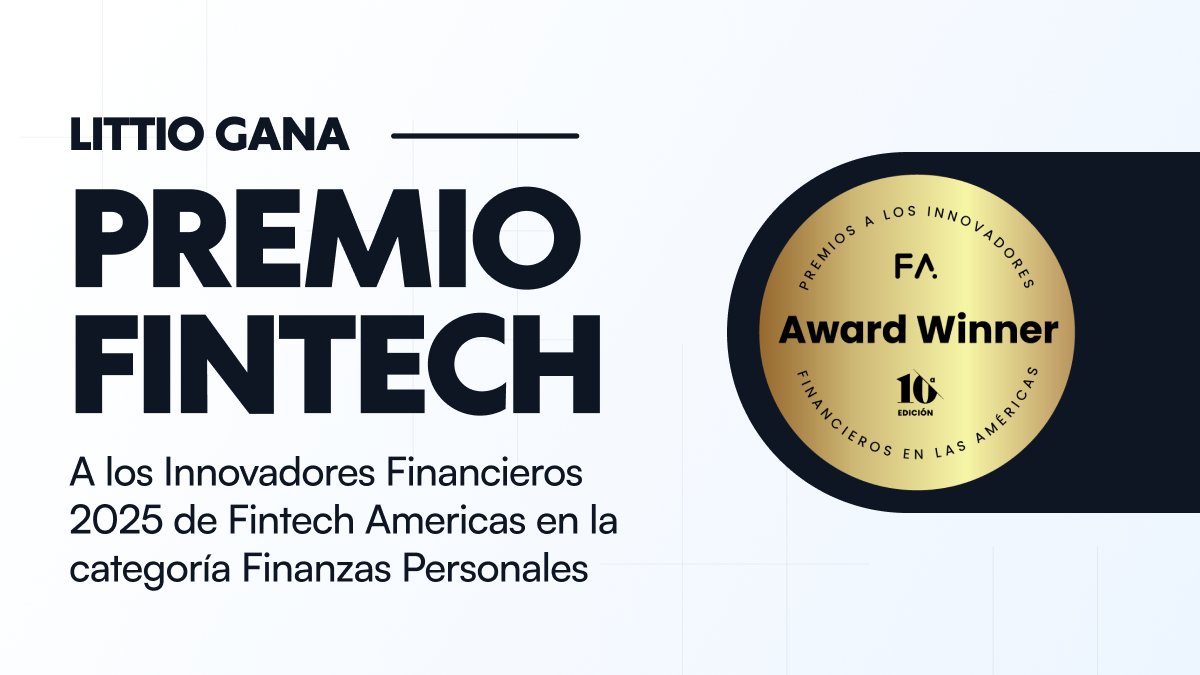 littioco's tweet image. 🏆 ¡Littio gana Oro en los Premios @fintechamericas 2025!
🔗 Conoce más aquí: fintechamericas.co/ganadores-prem…
