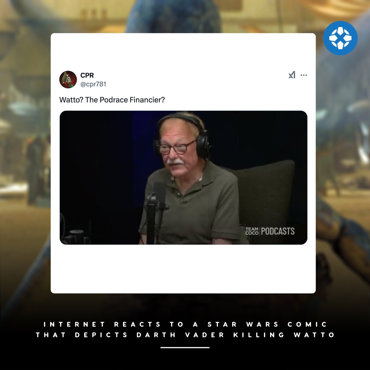 IGN's tweet photo. An upcoming Star Wars spin-off comic suggests that Darth Vader killed Watto, the junk dealer and slave owner from The Phantom Menace, which has inspired countless memes online. https://t.co/d9212Jy6QD