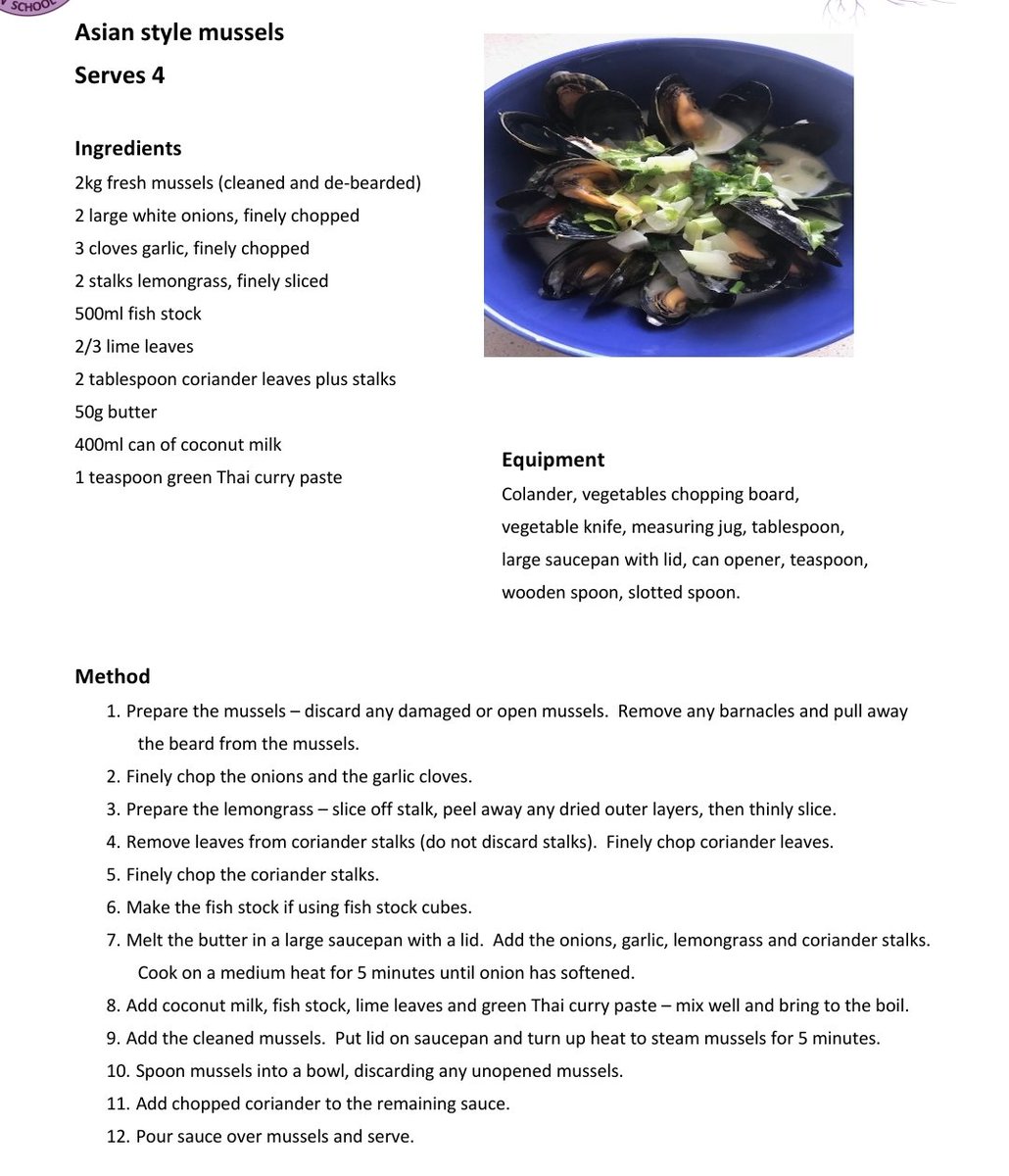 AANetherwood's tweet photo. Thank you so much for the opportunity @foodTcentre #FishHeroes for the #mightymussels as well as #offshoreshellfish @fishmonger.co for some of the best mussels I've ever eaten! Students loved cooking them and so many enjoyed them! #Netherwood_Academy #BarnsleyIsBrill https://t.co/yiFKE0oJOX