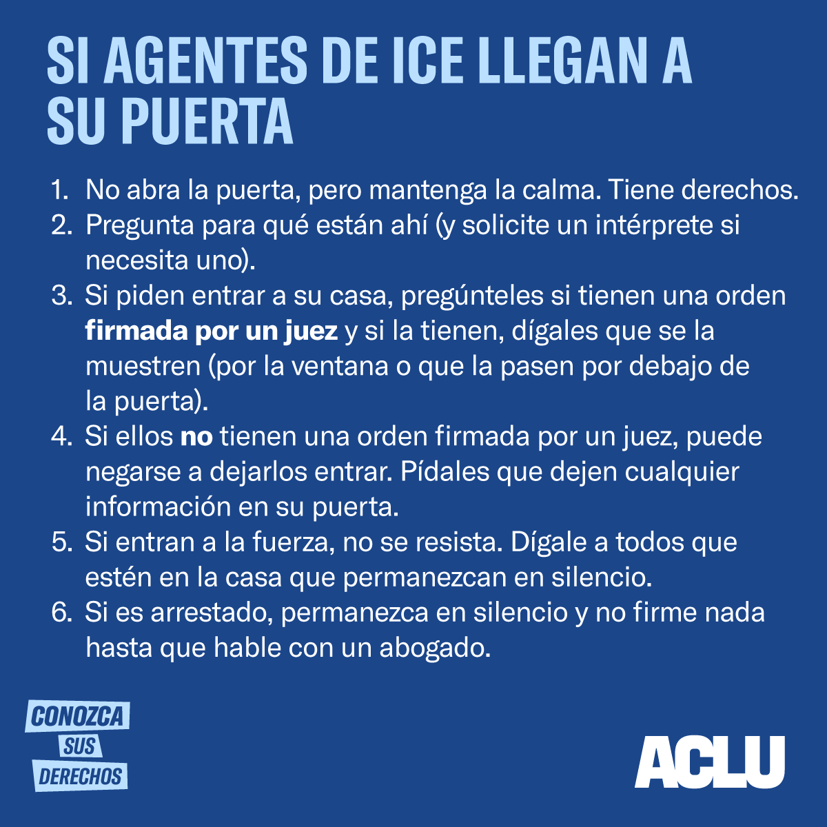 acluohio's tweet photo. A message to ALL Ohio residents: regardless of your immigration status in the U.S., you have guaranteed rights under the Constitution. Know your rights and assert them.

https://t.co/sNv19nKRcV https://t.co/yIOpiDGJ8W