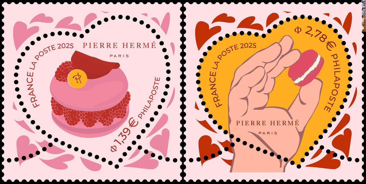 #Pasticceria, due #francobolli di #Francia per #SanValentino citano #PierreHermé: vaccarinews.it/twnews/tw_3772…