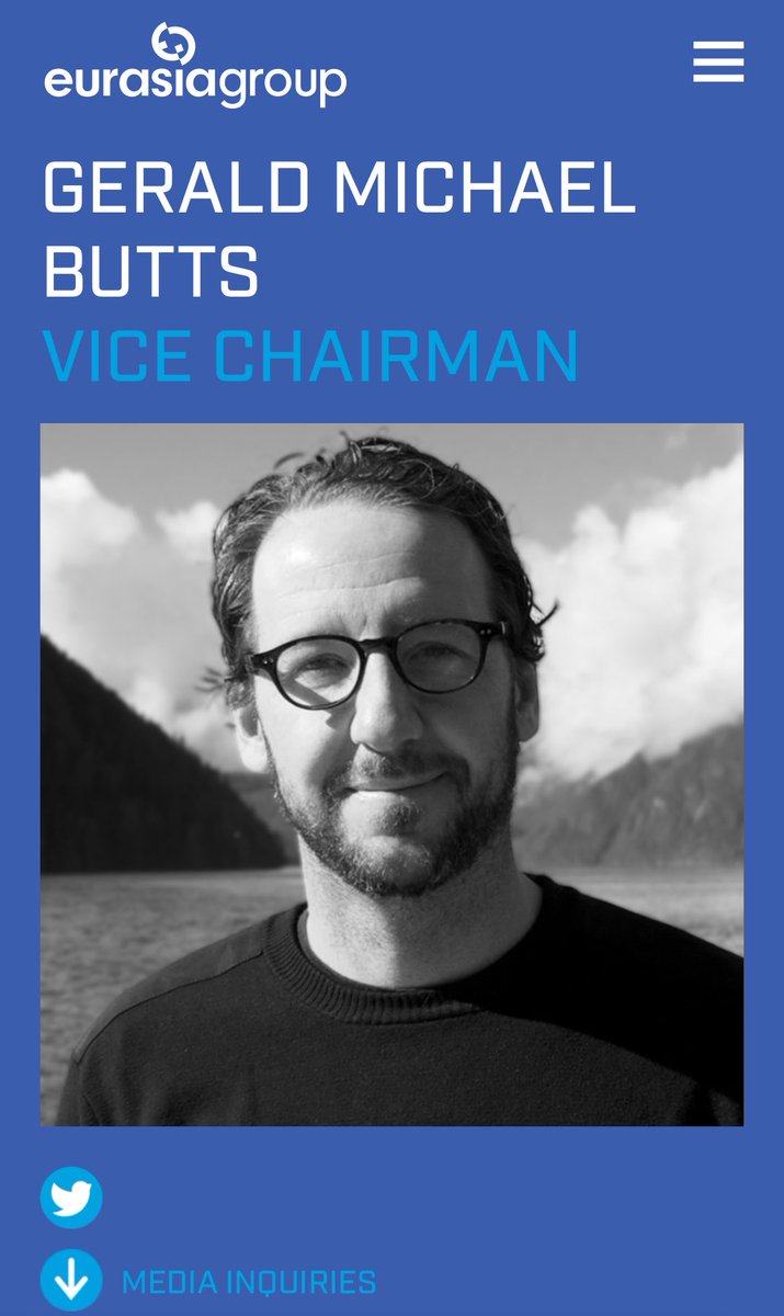 So, Gerald Butts is running Mark Carney’s leadership campaign.

Butts is the “Vice Chairman” at Eurasia Group.

Carney wife, is a “Senior Advisor” at Eurasia Group.

Mark Carney was an “advisor” to Trudeau.

Why does this WHOLE Liberal leadership campaign just feel so incestuous?