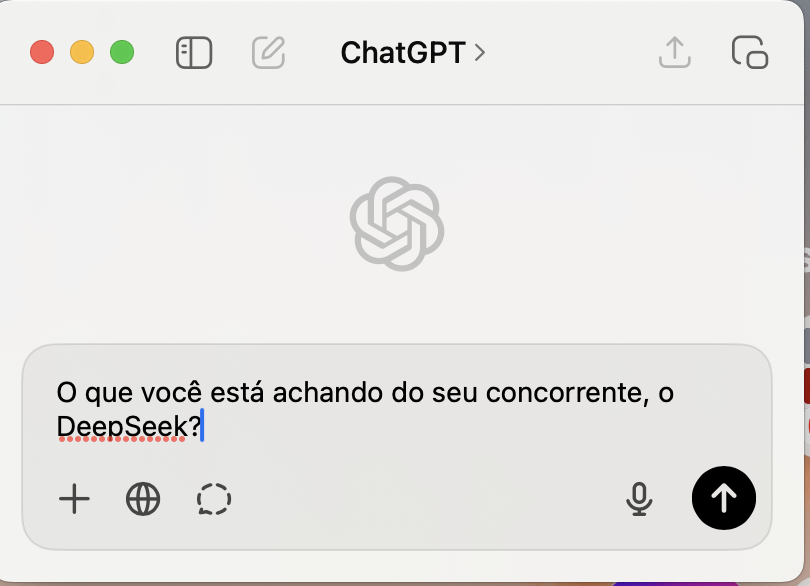 Fomentando a rivalidade tecnológica do DeepSeek com o ChatGPT