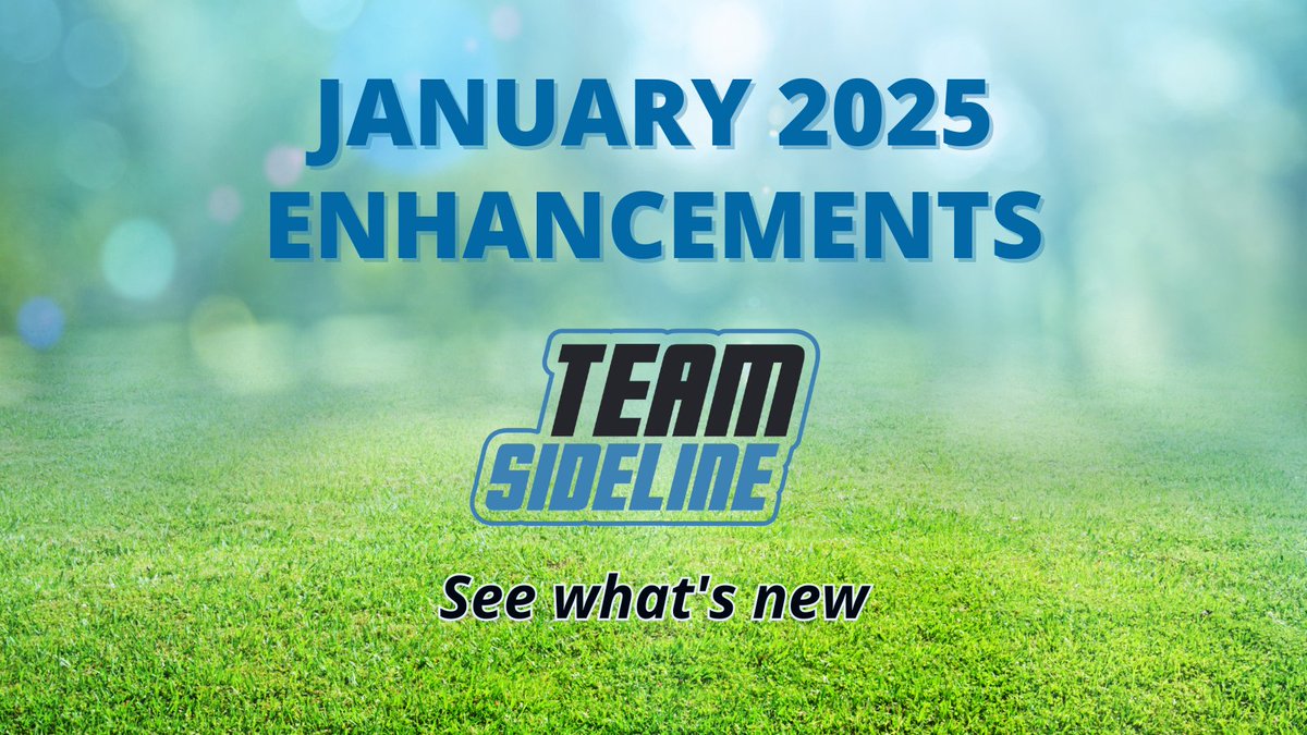 Big updates are here! 🎉

Streamlined Member Passes, public Master Schedules, better refunds, &amp; more tools to simplify your 2025.

🔗 Check it out: lnkd.in/g7BvTMVd

#TeamSideline #SportsManagement