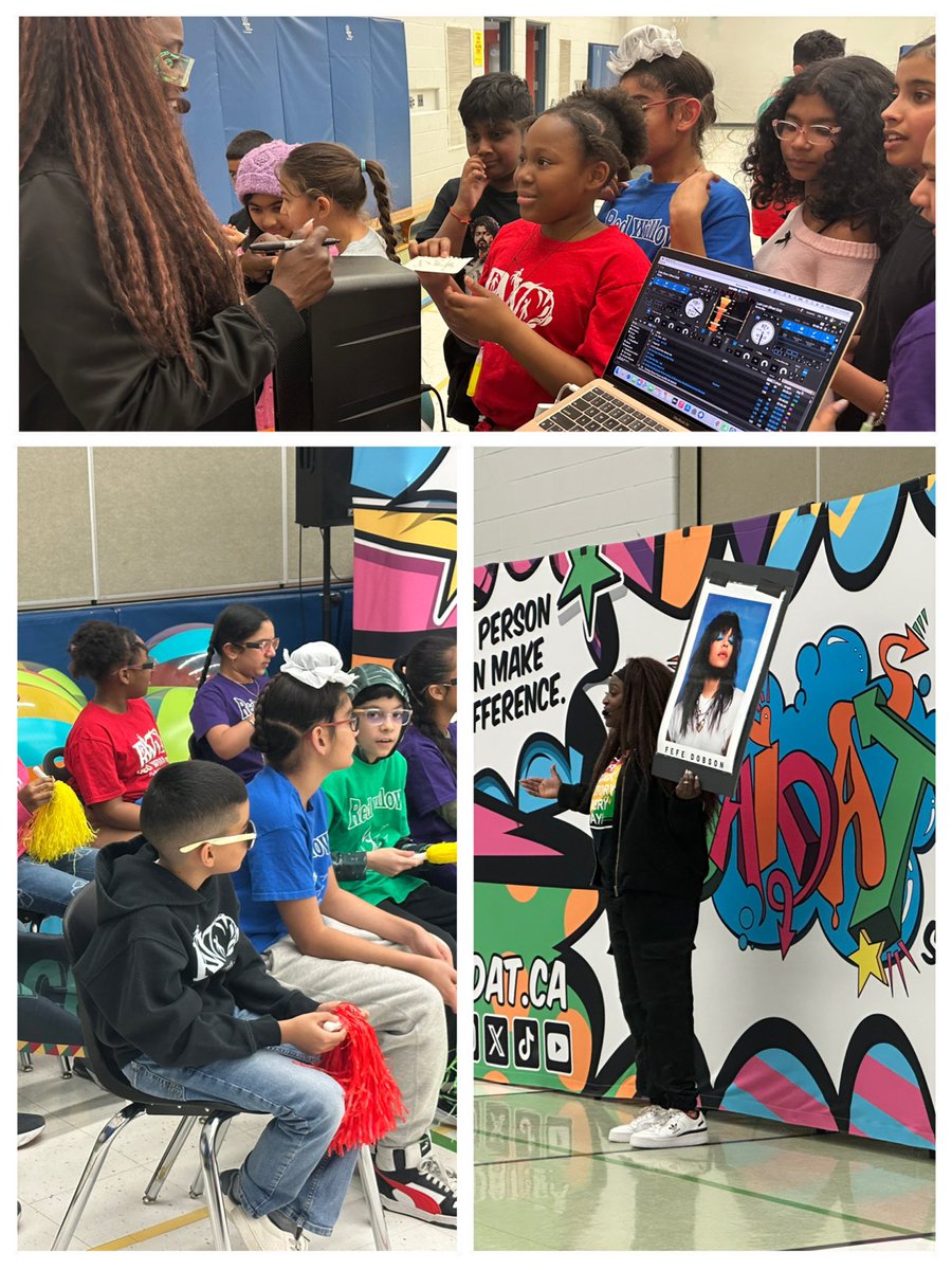 I overheard two <a href="/RedWillowPS/">Red Willow PS</a> Gr2s talking about Carter Woodson &amp; the Honourable Jean Augustine at dismissal.

A testament that <a href="/saidat2motivate/">The Saidat Show</a> besides being incredibly entertaining with her signature dance party - also passionately teaches.

A great start to #BlackHistoryMonth