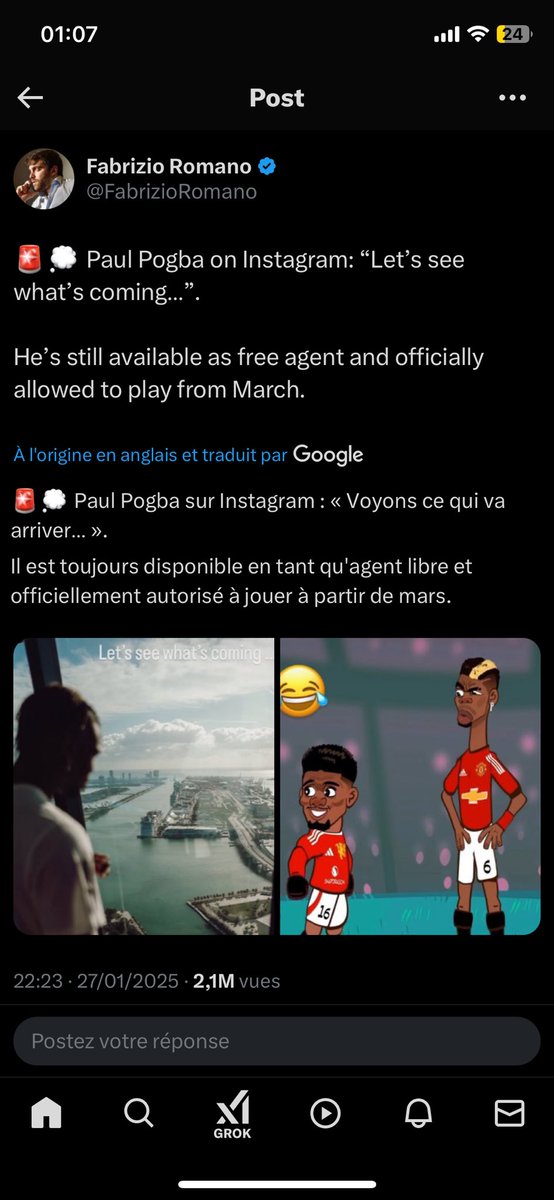 stillmanutd11's tweet image. waaaaw si Pogba fait un come back 
#MUFC #POGBACK