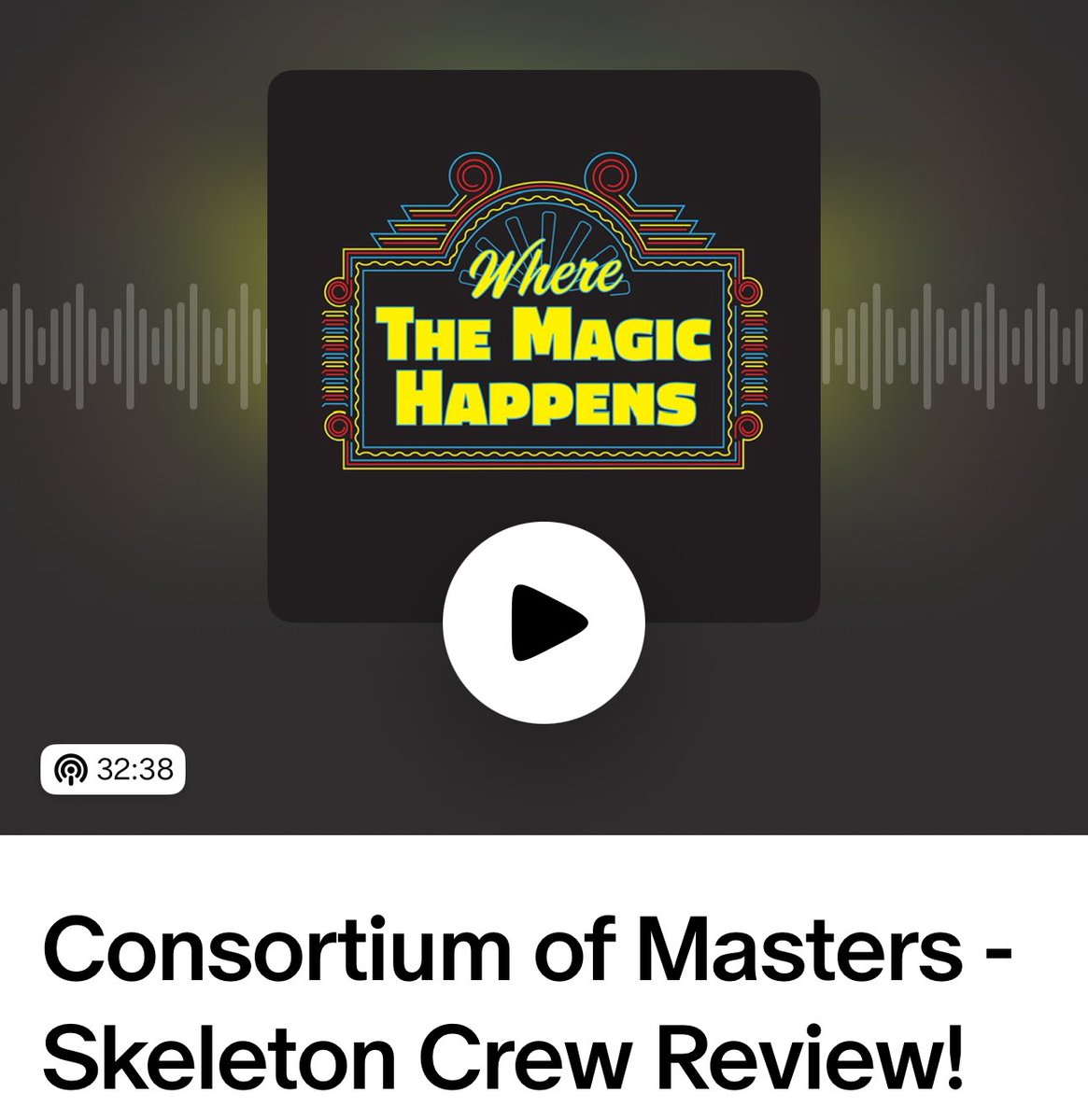 baileyurick's tweet photo. our #starwars skeleton crew review is live! find it here as well as many other fun episodes we've done - https://t.co/KrfdwT1FUF #rogerroger https://t.co/CqNjaJ4Mxl