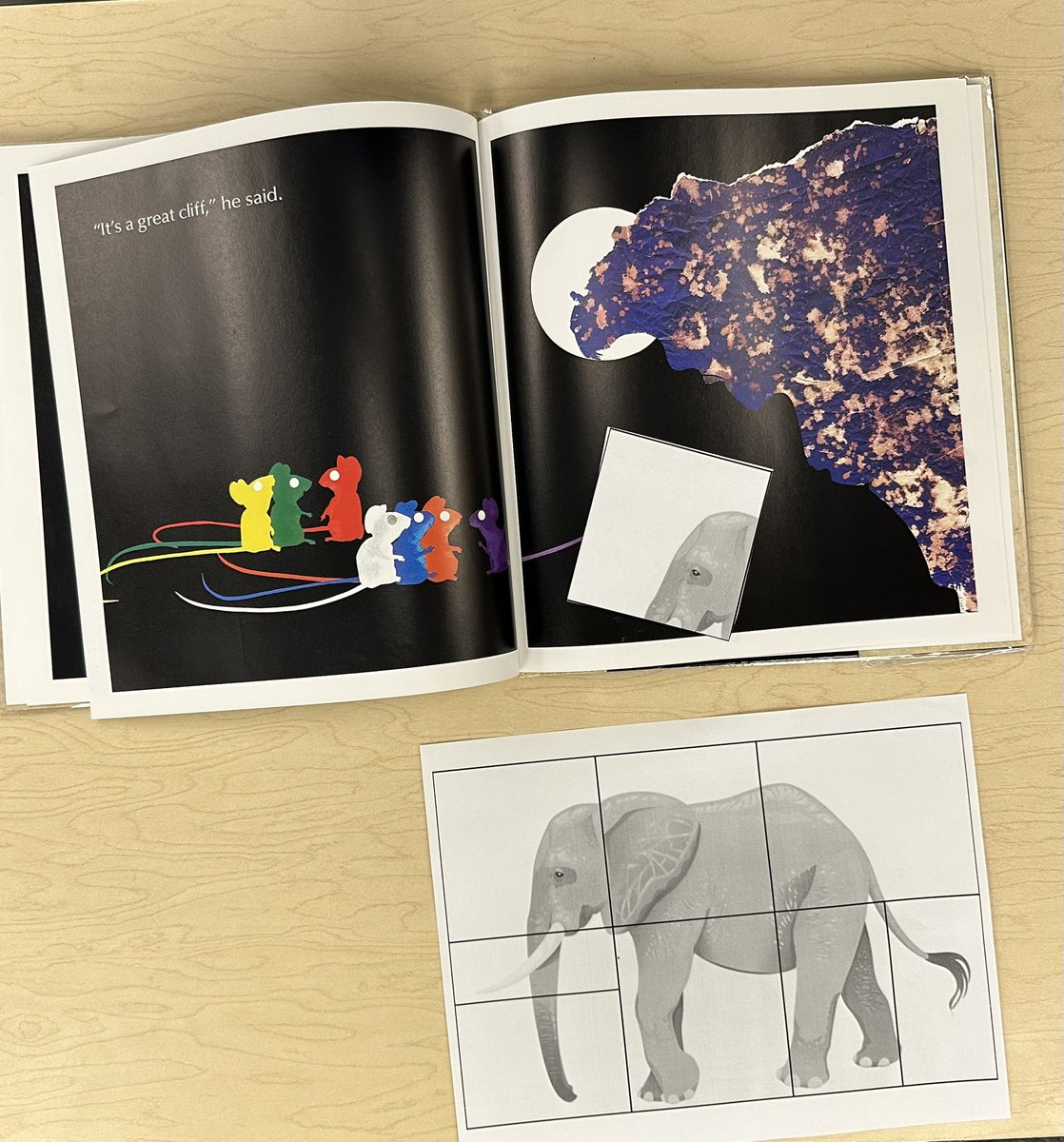 Mrs. Evans (@uniquelyteach) on Twitter photo Enjoying read aloud time for @n2yllc Unit 15 See it, Feel it, Describe it.
Reading Seven Blind Mice and solving the mystery “something”. We compared the puzzle pieces to the descriptions each mouse gave 🐭🐭. 
#UniqueLearningSystems #SymbolStix
<a href="/CobbSchools/">Cobb County Schools</a> <a href="/Comptoncubs/">Compton Elementary</a> Enjoying read aloud time for @n2yllc Unit 15 See it, Feel it, Describe it.
Reading Seven Blind Mice and solving the mystery “something”. We compared the puzzle pieces to the descriptions each mouse gave 🐭🐭. 
#UniqueLearningSystems #SymbolStix
<a href="/CobbSchools/">Cobb County Schools</a> <a href="/Comptoncubs/">Compton Elementary</a>