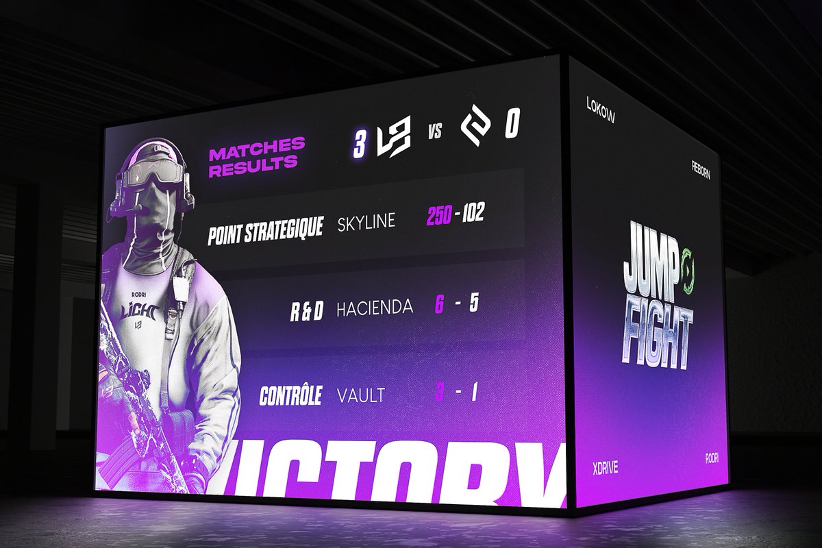 Light Unlimited (@l8unlimited) on Twitter photo On remporte le 3e match Jumpfight ce soir contre <a href="/evoliaesport/">Evolia Esport</a> avec un troisième 3-0 consécutif dans cette ligue ! Bravo à nos joueurs et à l'équipe adverse 🟣 On remporte le 3e match Jumpfight ce soir contre <a href="/evoliaesport/">Evolia Esport</a> avec un troisième 3-0 consécutif dans cette ligue ! Bravo à nos joueurs et à l'équipe adverse 🟣