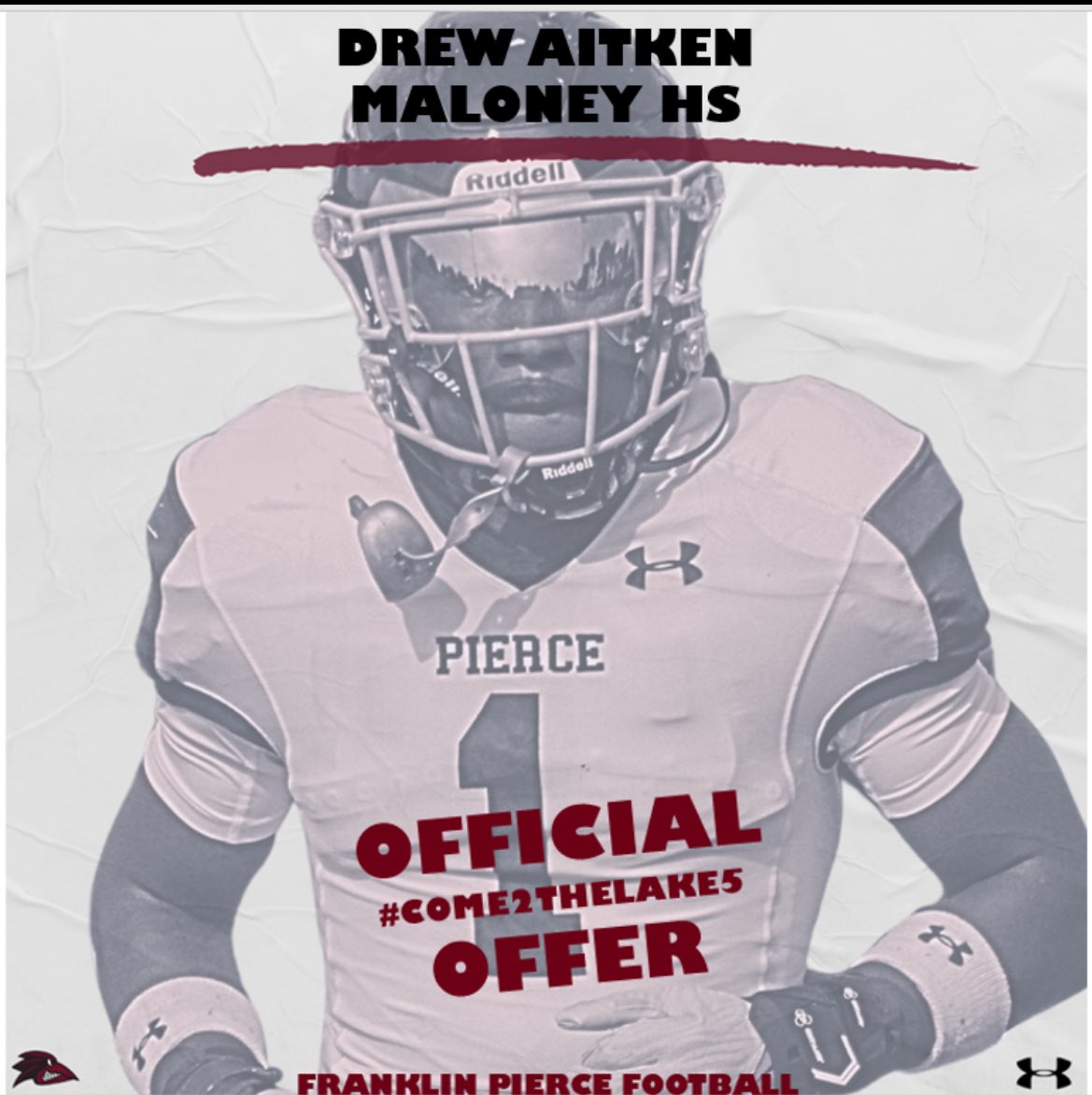 After a great visit and conversation with <a href="/Coach_GAS/">Russell Gaskamp</a> , I am blessed to receive my first D2 offer from Franklin Pierce University!!!!