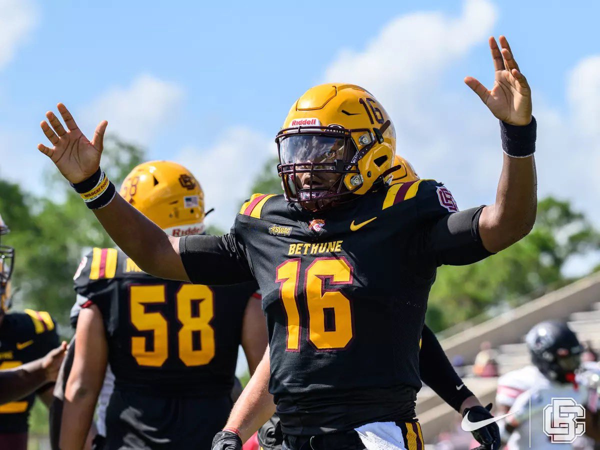 Jaiden Roper (@jaiden8roper) on Twitter photo Thankful to have received an offer from Bethune-Cookman University <a href="/BCUGridiron/">π Bethune-Cookman Football</a> <a href="/BCUAthletics/">Bethune-Cookman Athletics</a> <a href="/ChadSimmons_/">ChadSimmons</a> <a href="/JohnGarcia_Jr/">John Garcia, Jr.</a> <a href="/LawrenceBl83397/">New Blustein Recruiting</a> <a href="/On3sports/">On3</a> Thankful to have received an offer from Bethune-Cookman University <a href="/BCUGridiron/">π Bethune-Cookman Football</a> <a href="/BCUAthletics/">Bethune-Cookman Athletics</a> <a href="/ChadSimmons_/">ChadSimmons</a> <a href="/JohnGarcia_Jr/">John Garcia, Jr.</a> <a href="/LawrenceBl83397/">New Blustein Recruiting</a> <a href="/On3sports/">On3</a>