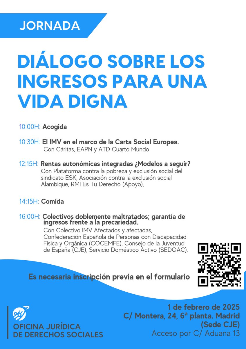 Chus1980LMDS's tweet photo. Oficina Jurídica de Derechos Sociales de ATD Cuarto Mundo.

Si quieres participar en esta jornada o recibir información sobre los diálogos que tendrán lugar puedes inscribirte en el siguiente enlace: https://t.co/tkIzdgplIW https://t.co/wotGSu6qDn