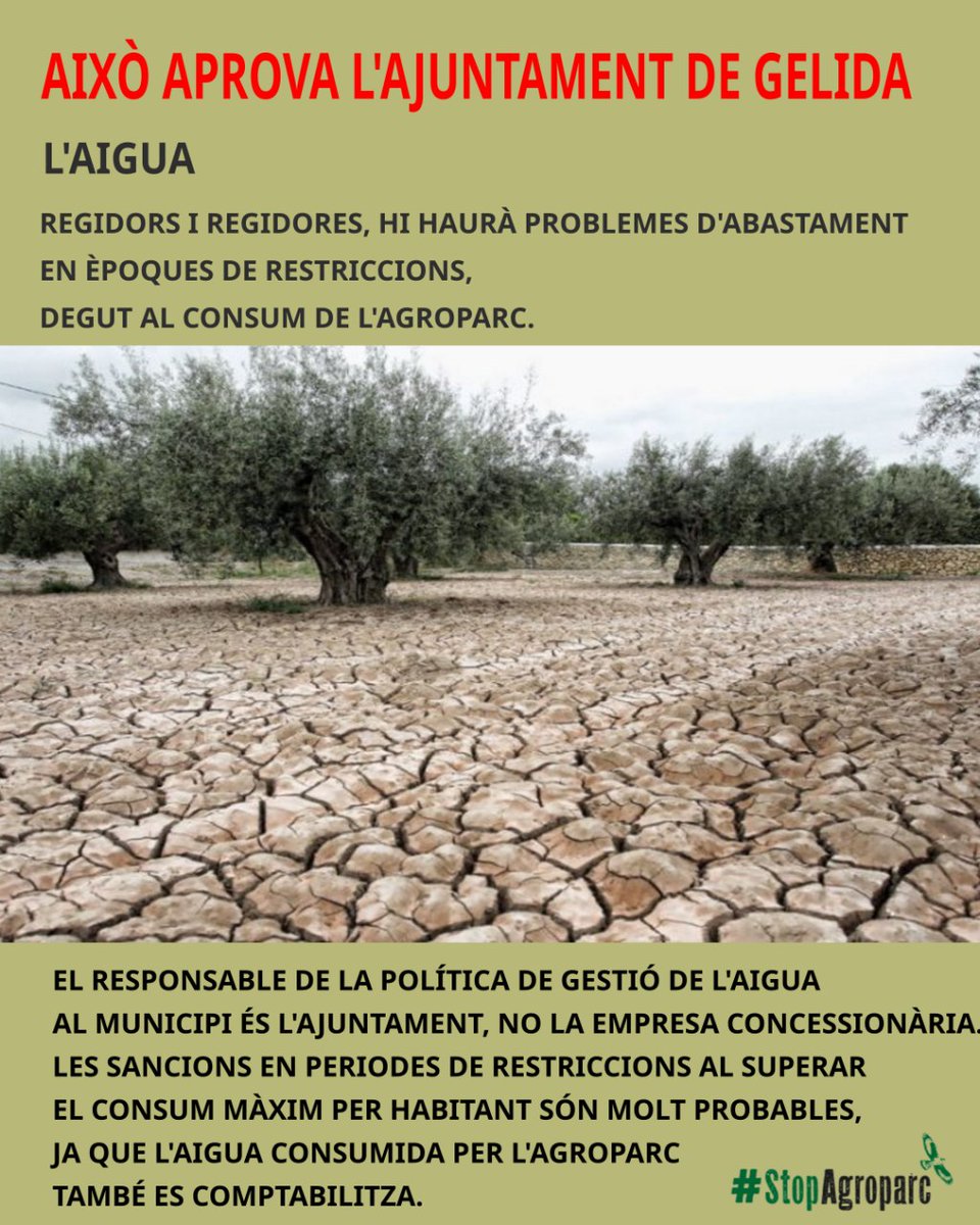 stopagroparc's tweet image. Això aprova l&apos;ajuntament de Gelida.