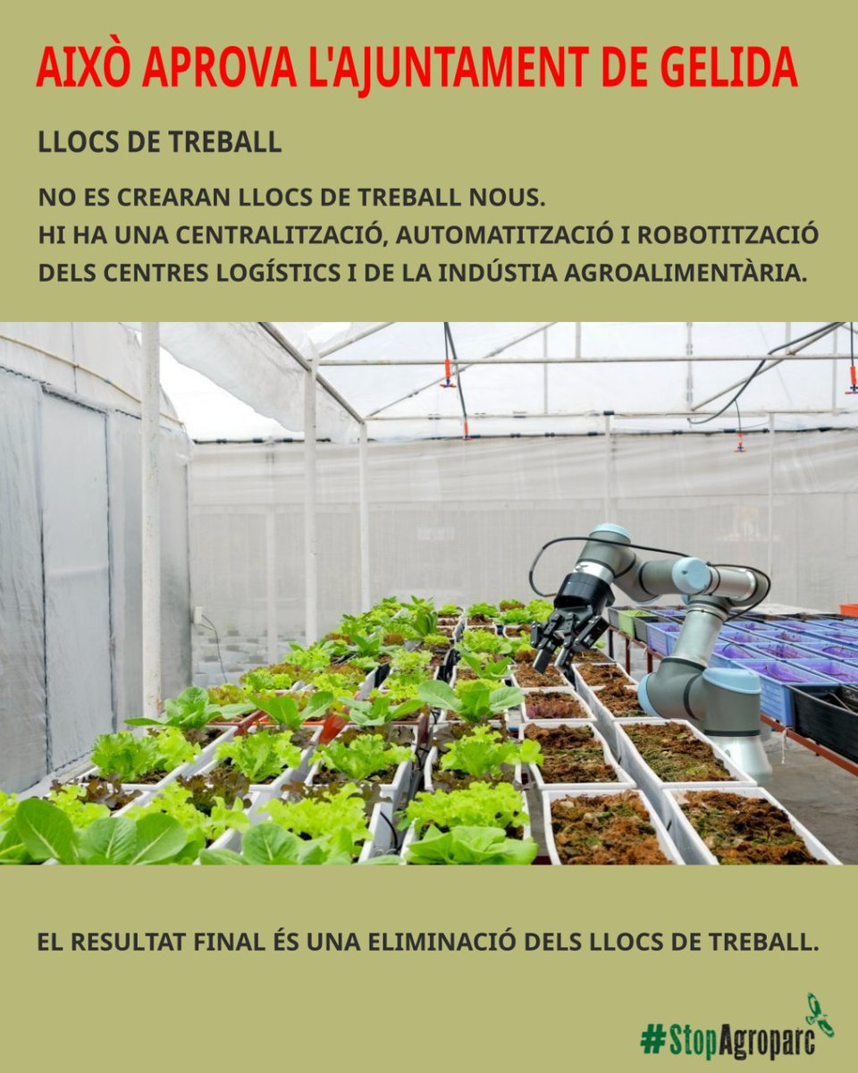 stopagroparc's tweet image. Això aprova l&apos;ajuntament de Gelida.
