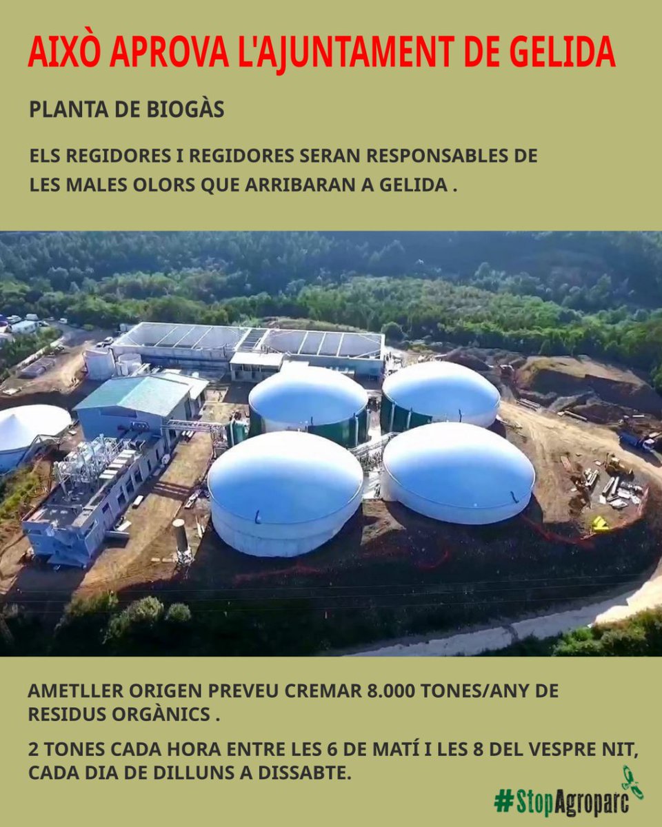 stopagroparc's tweet image. Això aprova l&apos;ajuntament de Gelida.