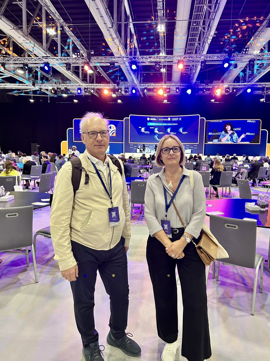 IUSS_ORG's tweet photo. The IUSS Past President and Secretary at the Global Knowledge Dialogue in Muscat. It was a great start, and we are looking forward to talking about the role of science in the modern world. Stay tuned!
#iuss100 #MuscatISC #lookingforward #oman #dialogue https://t.co/MDHTVYyIBR