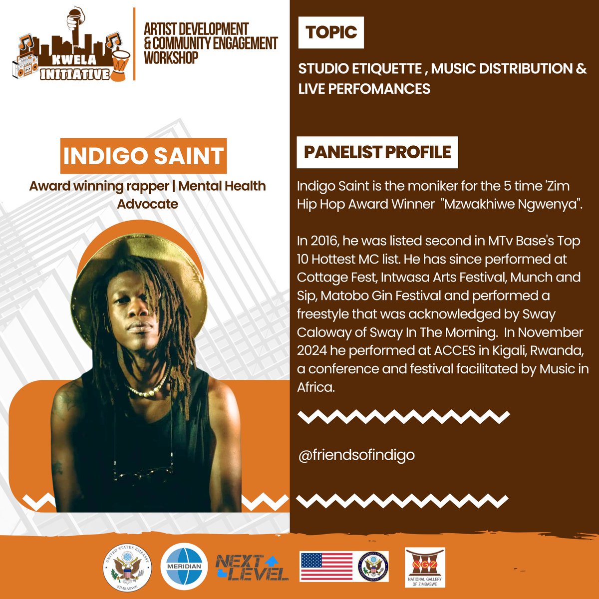 Indigo Saint (@friendsofindigo) on Twitter photo I'm excited to be speaking this morning at <a href="/kwelainitiative/">Kwela Initiative</a> 🙏🏾
Thank you for inviting me to share what I've learned with my peers ❤️ I'm excited to be speaking this morning at <a href="/kwelainitiative/">Kwela Initiative</a> 🙏🏾
Thank you for inviting me to share what I've learned with my peers ❤️