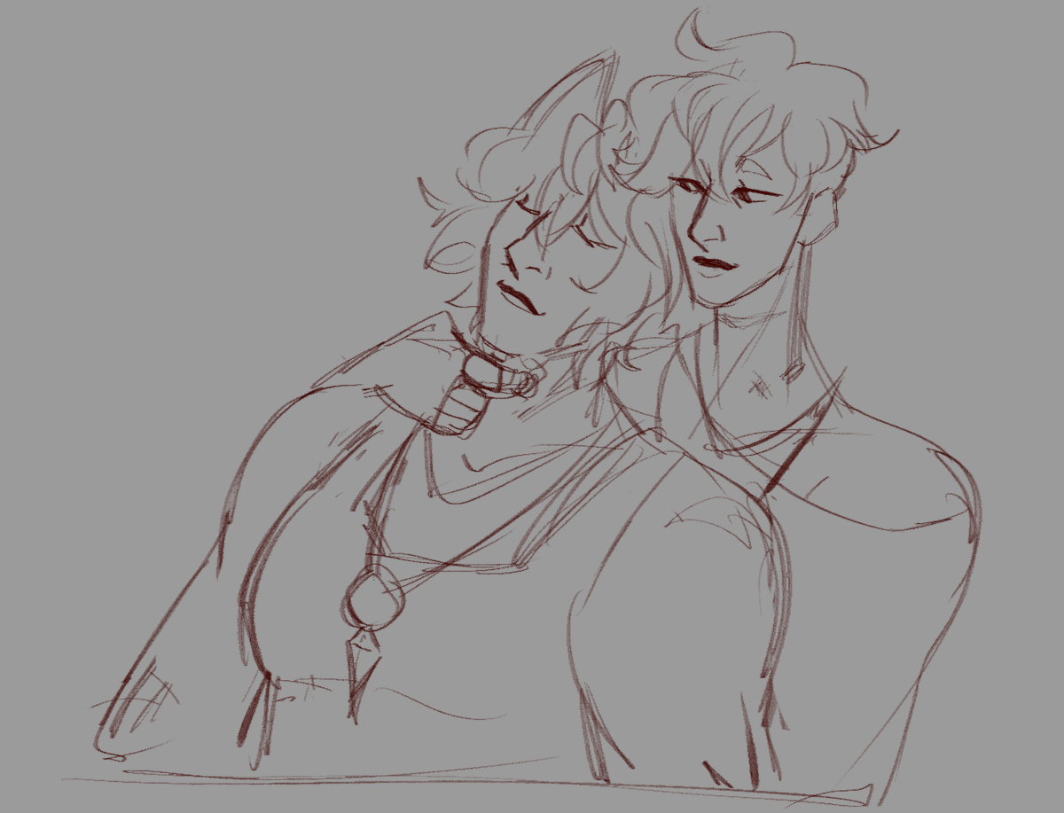 DustedPrince's tweet photo. assorted #aphelios sketches (because i am unhinged) (ft. heartsteel #settphel) https://t.co/XReulpe109