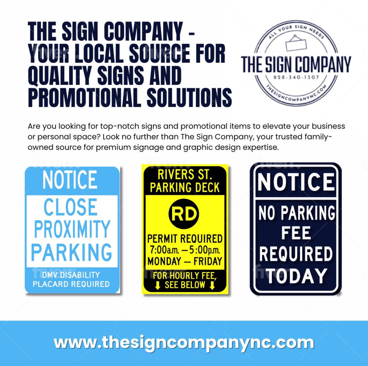 signcompanync's tweet photo. Looking to enhance your campus with clear, reliable signage? πβ¨ The Sign Company specializes in creating custom parking & transportation signs for universities and colleges. Improve navigation, safety, and accessibility with our high-quality, durable solutions. #CampusSigns #UniversityDesign #ParkingSolutions