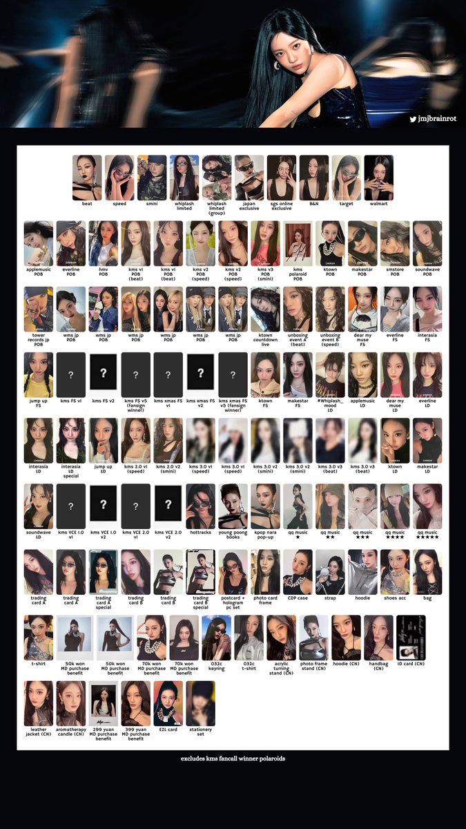 💿 aespa 5th mini album - whiplash complete photocard template