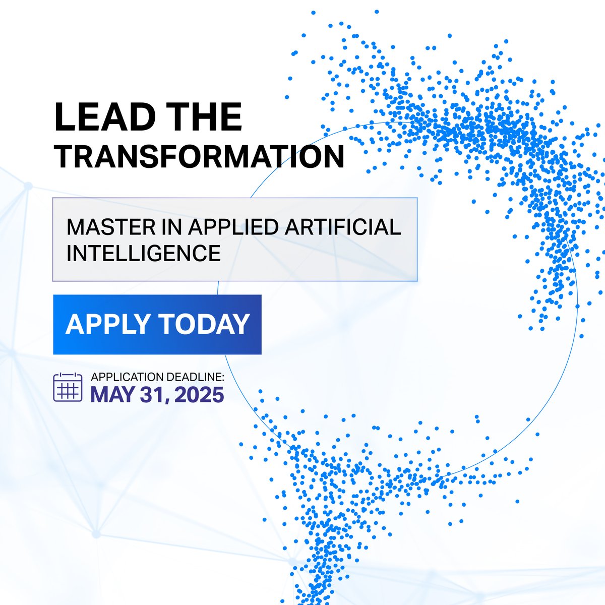 Abu Dhabi aims to be fully AI-native by 2027. This will transform industry, empower the workforce and create exciting new opportunities.

#MBZUAI’s Master in Applied Artificial Intelligence (MAAI) program equips tomorrow’s leaders with the AI skills to solve key challenges. The