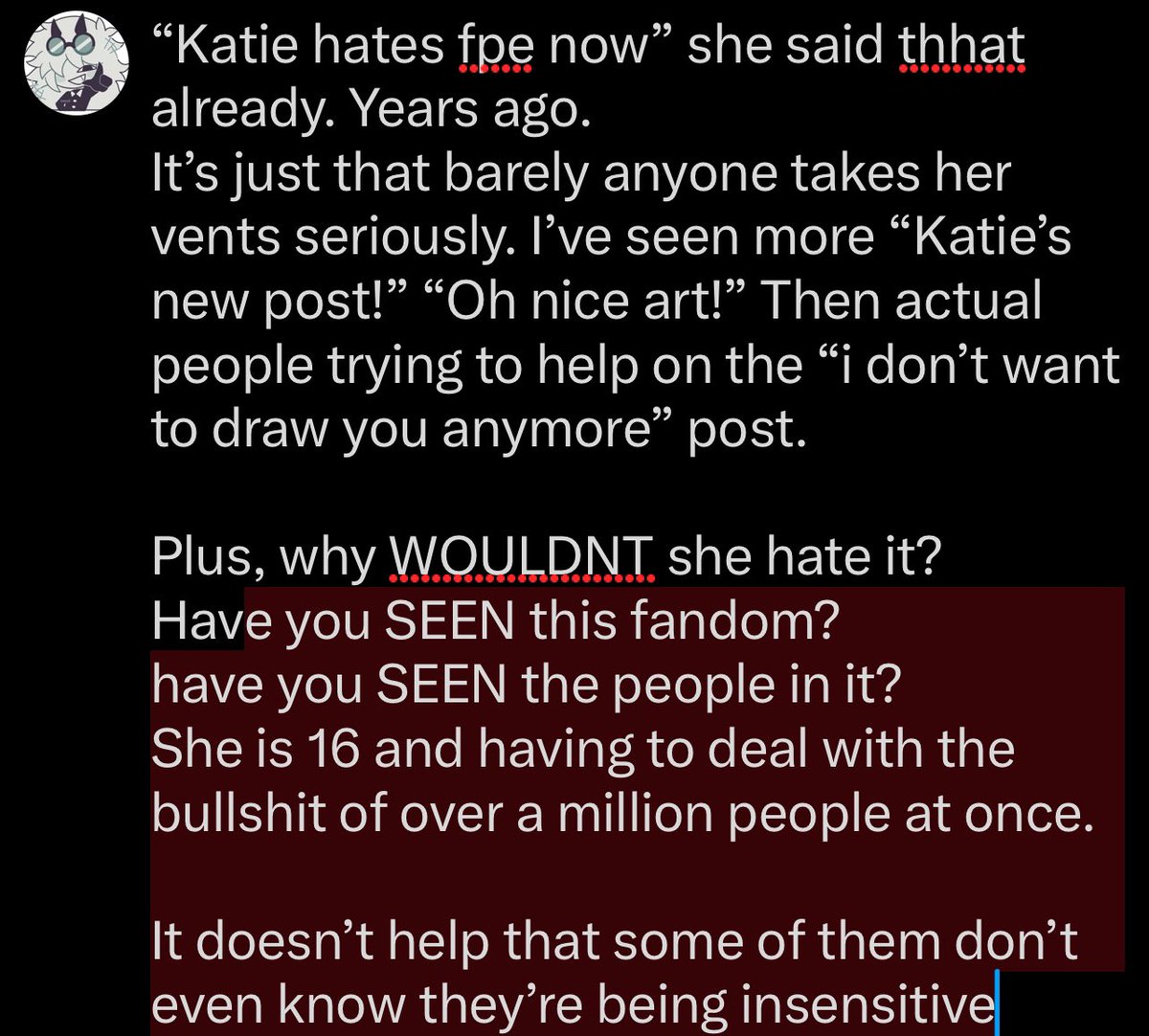 Edward4everfr's tweet photo. Little rant about kaaatie and the fpe fandom https://t.co/73Qp8WCeHa