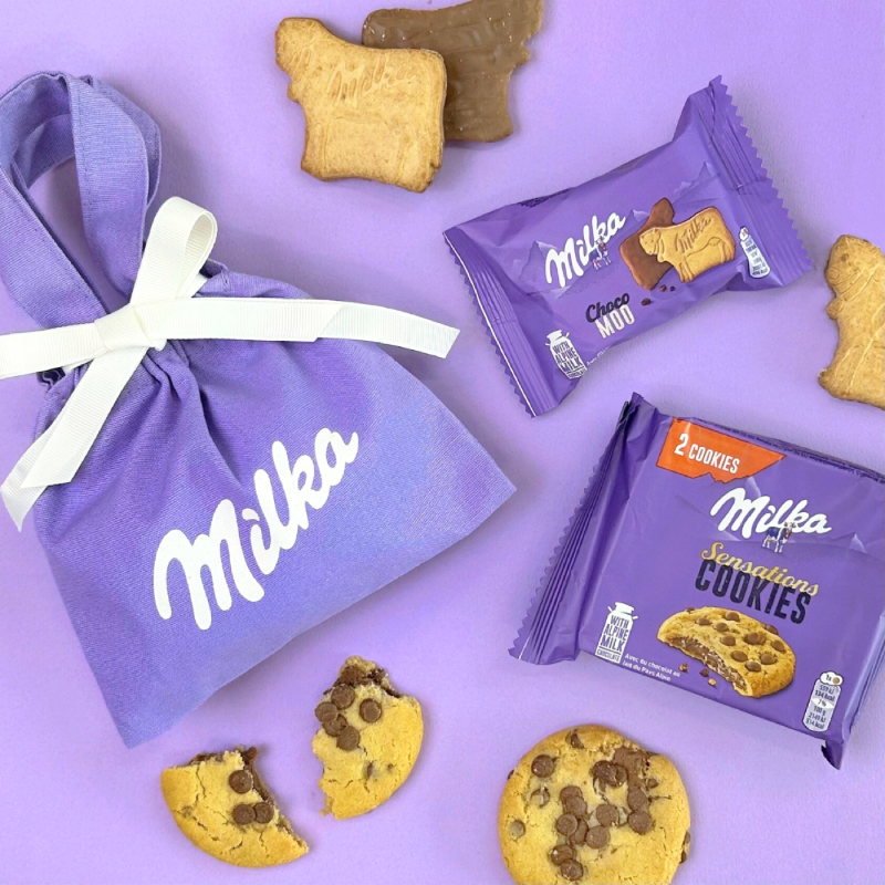 💜PLAZA限定💜 『#milka(#ミルカ)』から、巾着入りギフトセット登場