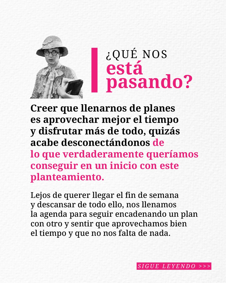 ¿Es necesario llenar nuestras agendas de planes para sentir que aprovechamos el tiempo?, explica hoy <a href="/melusalejandra/">A.T. y Estimulación</a>

🤔 Reflexionamos sobre cómo enseñar a valorar lo cotidiano.

💛 Lee más aquí 👉clubdemalasmadres.com/blog

#TiempoEnFamilia