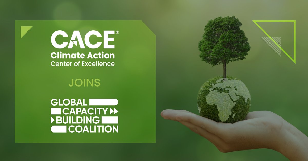 The Climate Action Center of Excellence (CACE) is proud to announce that we are now a supporting organization of the Global Capacity Building Coalition (#GCBC)!
Together, we aim to unlock #ClimateFinance, accelerate #CapacityBuilding, and advance global #ClimateGoals.