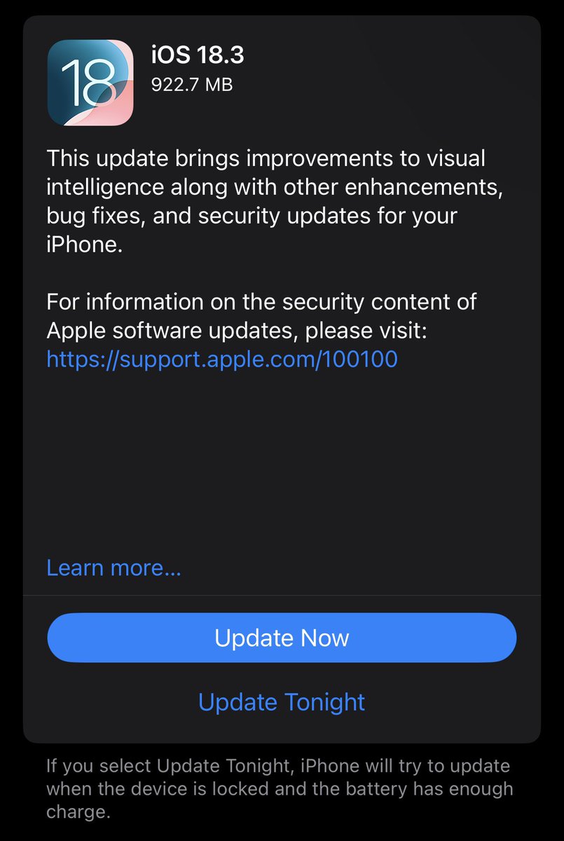 sGeekBlog's tweet photo. @Apple released #iOS18.3, #watchOS11.3 &amp; #macOSSequoia 15.3. Update includes fixes for #AppleIntelligence, new #Watchfaces &amp; extra #Sequoia features fix. https://t.co/AmcqUjzp5x