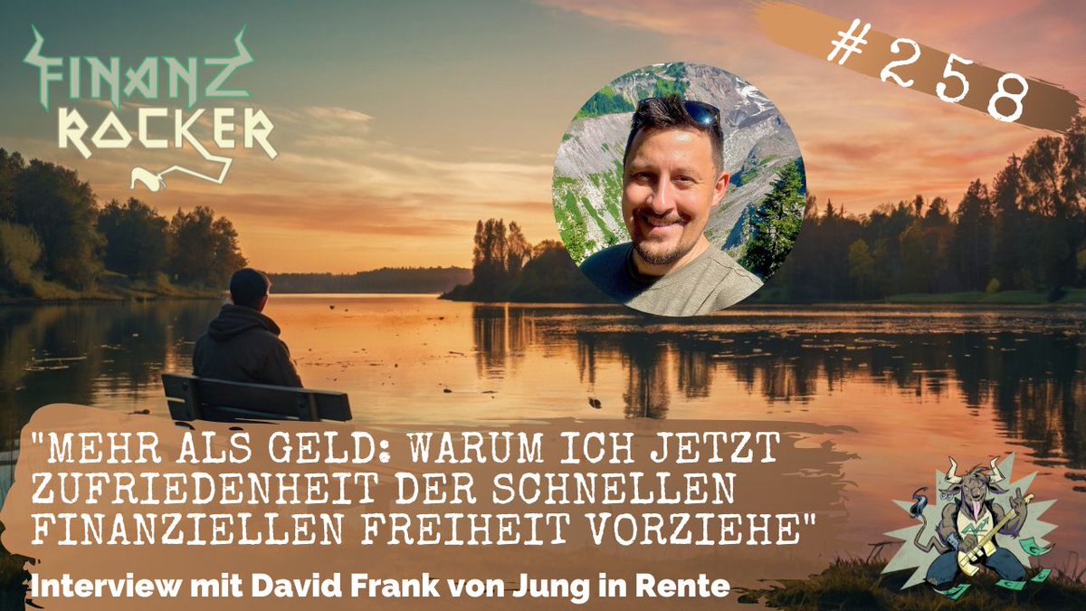 Finanzrocker 💰🤘 (@finanzrocker) on Twitter photo Vor über vier Jahren war <a href="/junginrente/">David Frank</a> zu Gast im Finanzrocker-Podcast. Damals sprach er ausführlich darüber, wie er sein Ziel erreichen wollte, früh in Rente zu gehen. Seitdem hat sich in Davids Leben viel verändert: finanzrocker.net/david-frank-ju… Vor über vier Jahren war <a href="/junginrente/">David Frank</a> zu Gast im Finanzrocker-Podcast. Damals sprach er ausführlich darüber, wie er sein Ziel erreichen wollte, früh in Rente zu gehen. Seitdem hat sich in Davids Leben viel verändert: finanzrocker.net/david-frank-ju…