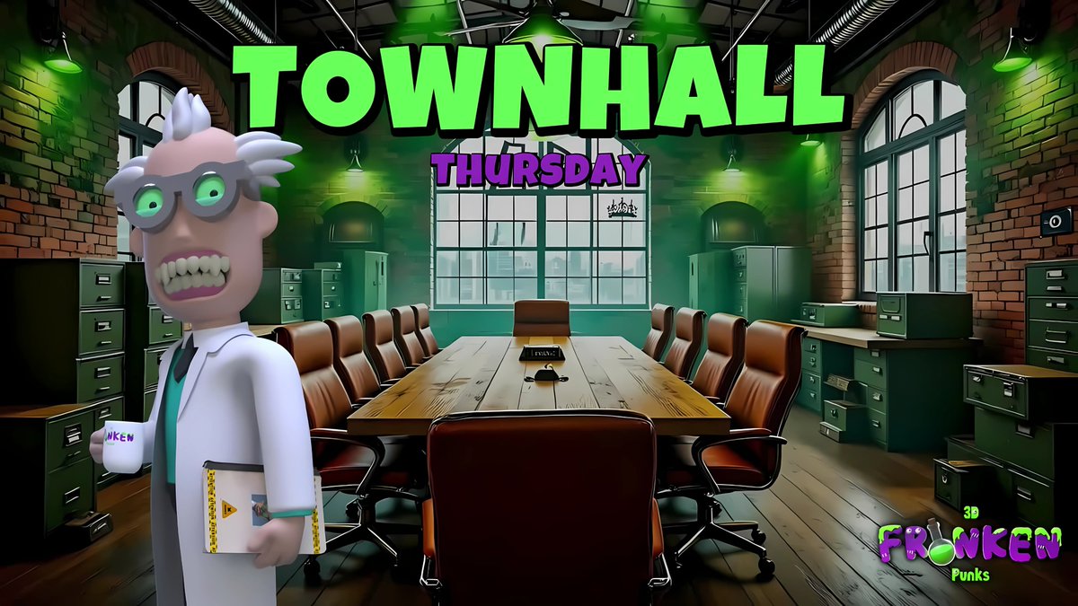 3D Frabkenpunks community Town Hall🏦

Things are getting heated with Frankenpunks and we can not wait to update the community with the progress we have made so far, we have stayed building through the bear and things are looking good ATM

Join us on thursday the 30th by 2pm est