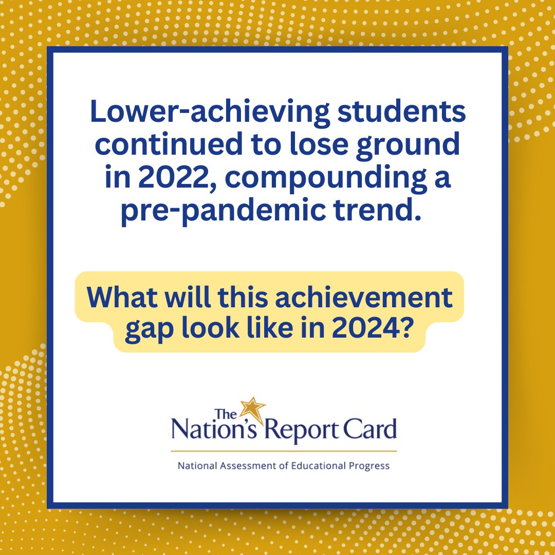 2 days until #NAEP24… 

Here are some questions you might want to ponder before the results come out.