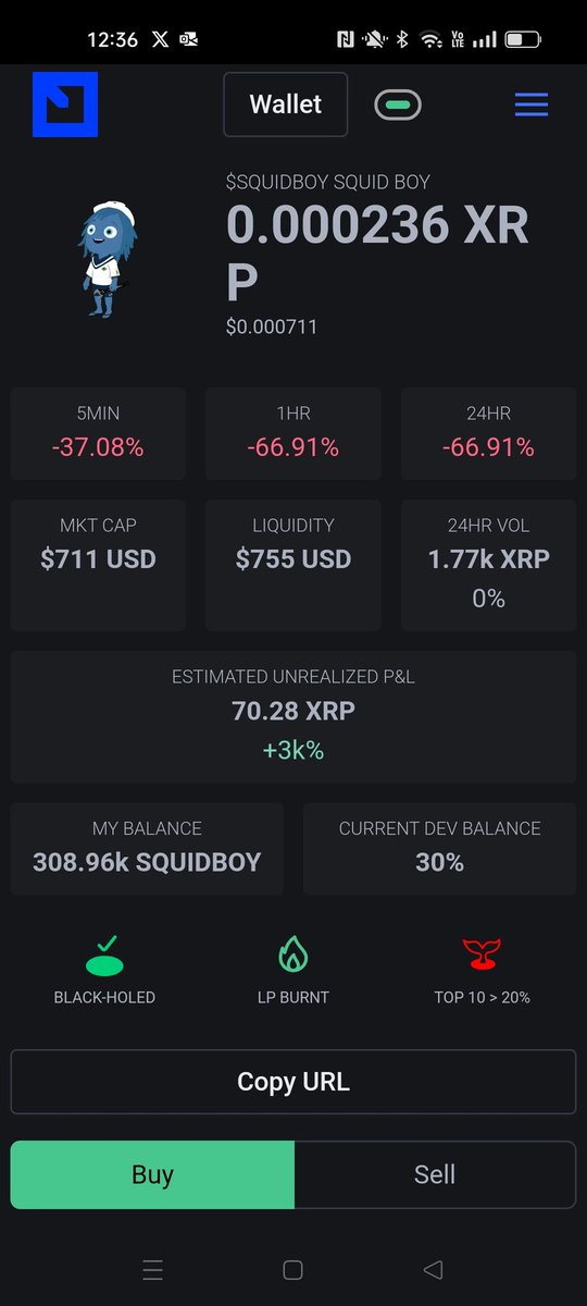 throttlesquid's tweet image. Squid Boy went Live on First Ledger firstledger.net/token/r3KNnw73…

#FirstLedger #SquidBoy #PissTake #Squid #NFT #Meme #Art #XRP #XRPL