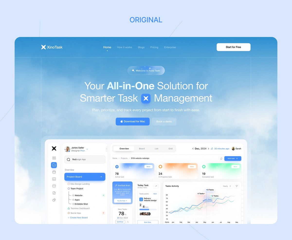 olasubomi___'s tweet photo. Midnight 70/70 of Replicating Designs🥳🥳🥳🥳🥳🥳🥳🥳

Quite a number of times today, I asked myself who sent me to do cloud😭 

I think it would really work for an airline’s hero section 

Original Design from Dribbble https://t.co/8OGwv3EgTp