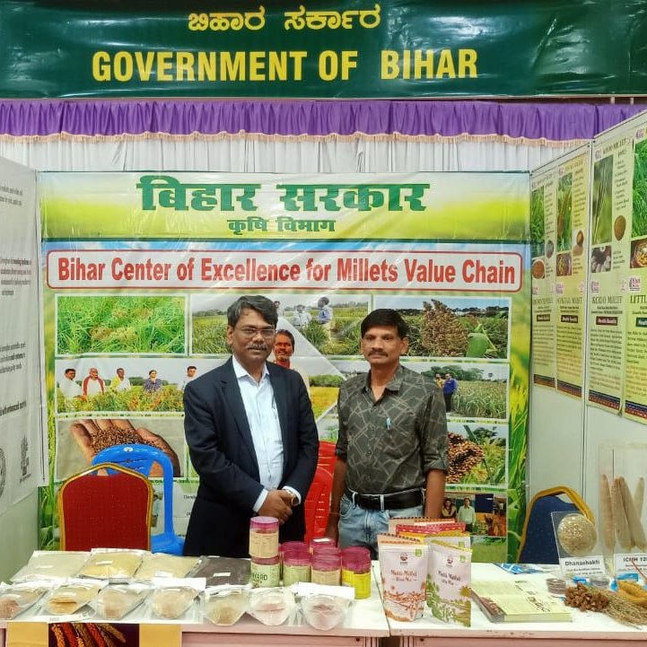 ICRISAT (@icrisat) on Twitter photo ICRISAT at the 6th International Trade Fair 2025: <a href="/organicmillets/">Millets & Organics International Trade Fair - 2025</a>!
Held in Bengaluru from January 23–25, 2025, ICRISAT’s exhibit showcased its cutting-edge projects, innovative #millet-based products, and more, attracting significant interest from visitors. The #Bihar Pavilion ICRISAT at the 6th International Trade Fair 2025: <a href="/organicmillets/">Millets & Organics International Trade Fair - 2025</a>!
Held in Bengaluru from January 23–25, 2025, ICRISAT’s exhibit showcased its cutting-edge projects, innovative #millet-based products, and more, attracting significant interest from visitors. The #Bihar Pavilion