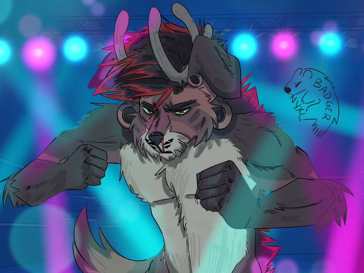 GOOOO COMMISSION THEM!!! (was a gift for @/pagrynga) #furry #furryart