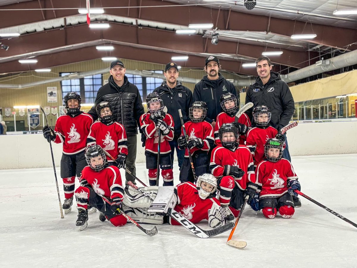 MikeNelsonLAX's tweet photo. I had the pleasure of coaching a U9 hockey team in their first competitive tournament this weekend. It was south of the border where they kept score and awarded the top two teams trophies and medals.

To say I’m proud is a complete understatement. 

Even if we lost in the final https://t.co/NuTODUBHZh