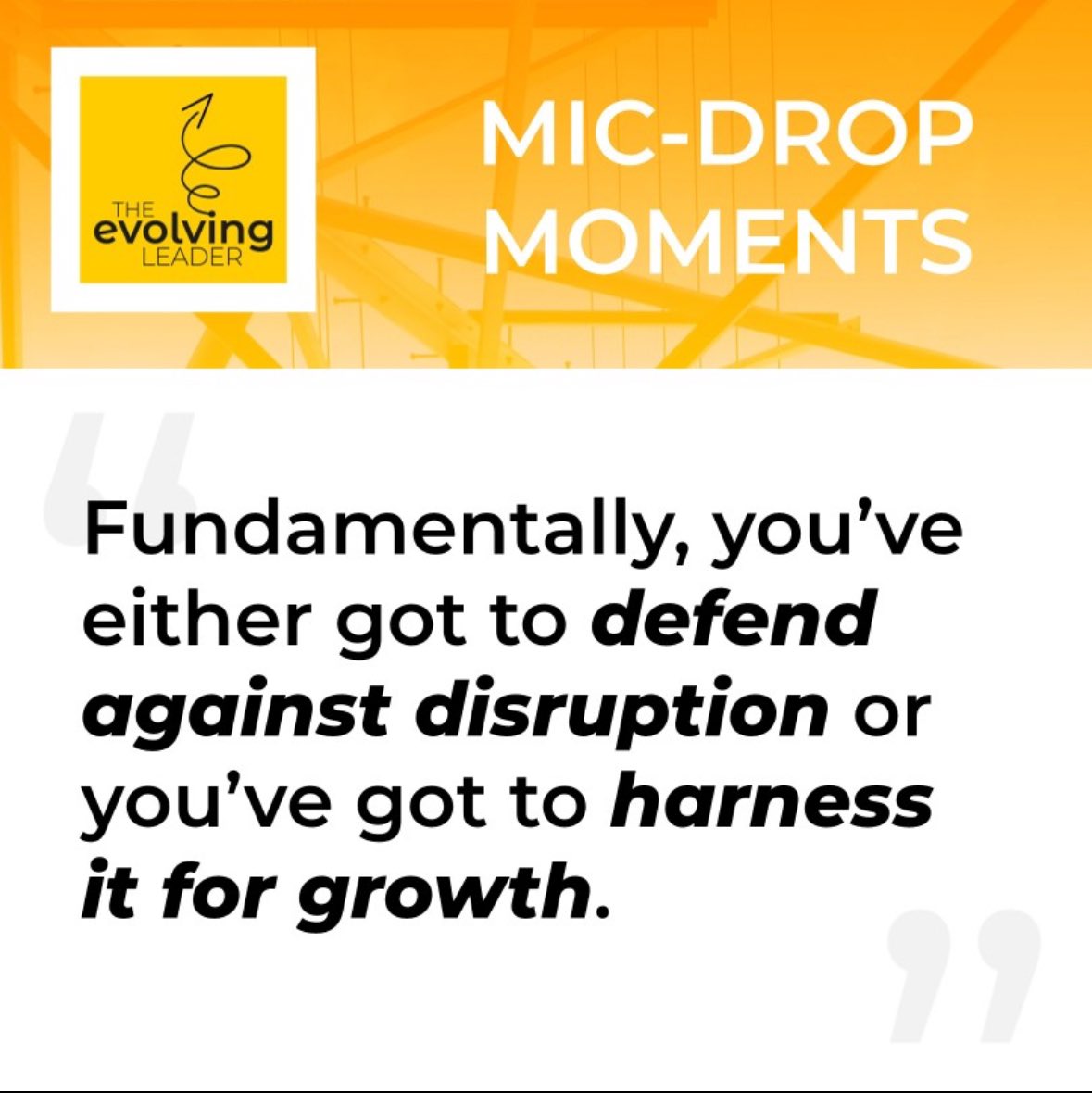 The Evolving Leader Podcast tweet media