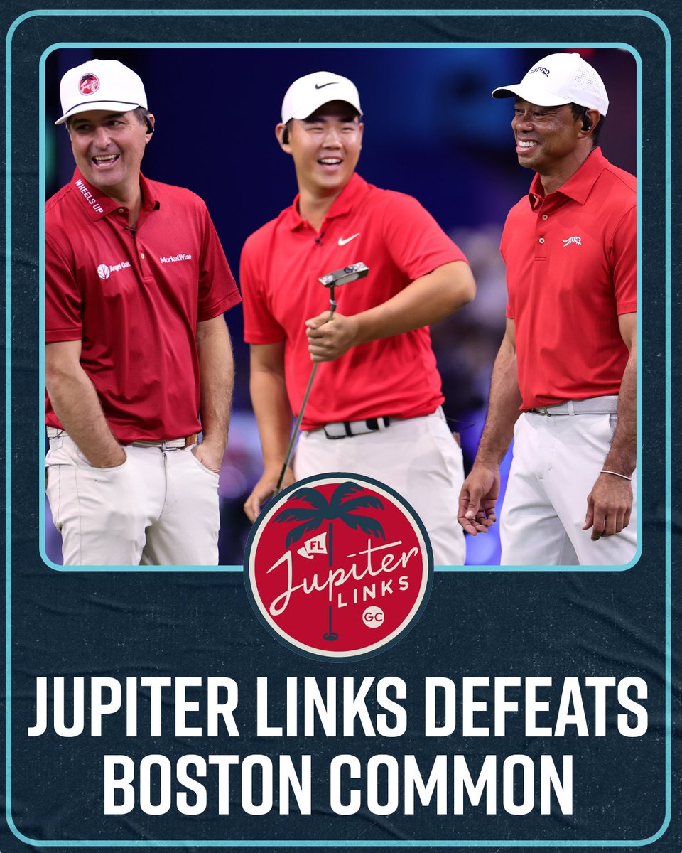 PGATour's tweet photo. Bouncing back in a big way!
 
@JupiterLinksGC wins tonight's @TGL match 💪 https://t.co/zFxSeOn7jB