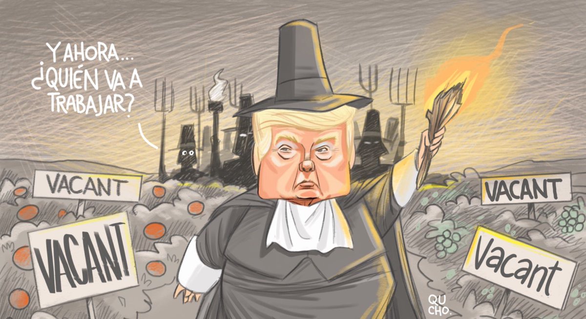 qucho's tweet photo. 📌 #Cartón Vacant #DonaldTrump 
Todos los cartones en https://t.co/WSTxIAM3Cm 👇👇
https://t.co/vaQjoowoLm https://t.co/pSxqyasjOc