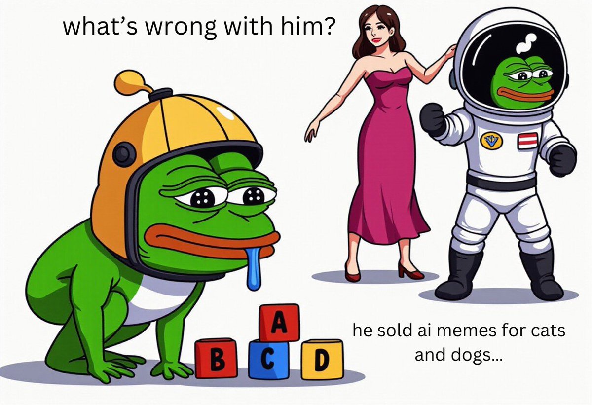 AstroPepe_X's tweet photo. if you wholeheartedly believe the race for AGI is on, you have some important decisions to make... 🐸 https://t.co/qaW524B7wo