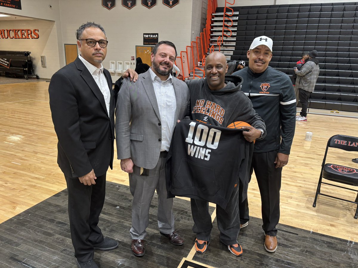 Sterling White, Jr. (@sterlingwhite59) on Twitter photo CONGRATS to Coach Mike on his 100th win tonight. <a href="/PortsVASchools/">Portsmouth Schools</a> <a href="/CoachM757/">Michael holland</a> #CHSTRUCKERS CONGRATS to Coach Mike on his 100th win tonight. <a href="/PortsVASchools/">Portsmouth Schools</a> <a href="/CoachM757/">Michael holland</a> #CHSTRUCKERS
