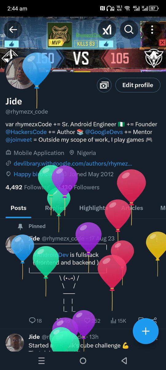rhymezx_code's tweet image. Got balloons today 🎈
Cheers to 29 trips around the sun 🥂☀️
