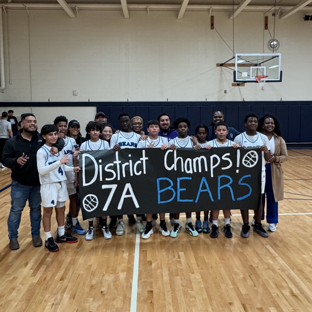 BHIAthletics's tweet photo. #BHIBasketball season is officially over! Huge congratulations to 7A for winning the District Championship!!!! Also a shout out to 8A and 7B for getting runner up in District, placing second overall! #BHIBears #BHIAthletics https://t.co/KPvDIdDesM