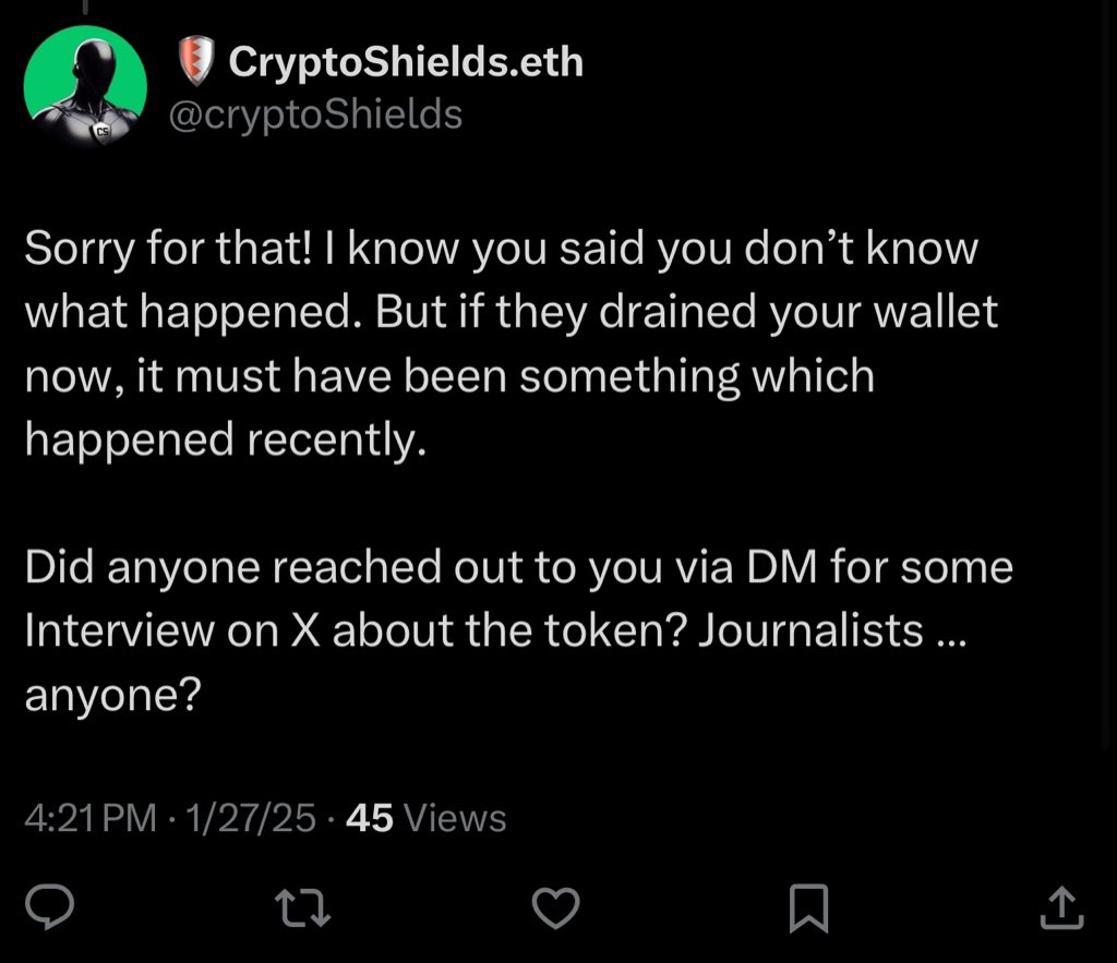 This is why I often feel that this space is terrible. Imagine how long we have been talking about this. But nobody pays attention.

The good thing is that Ronald took his time to explain what happened and now hopefully more people will understand how these scams work.