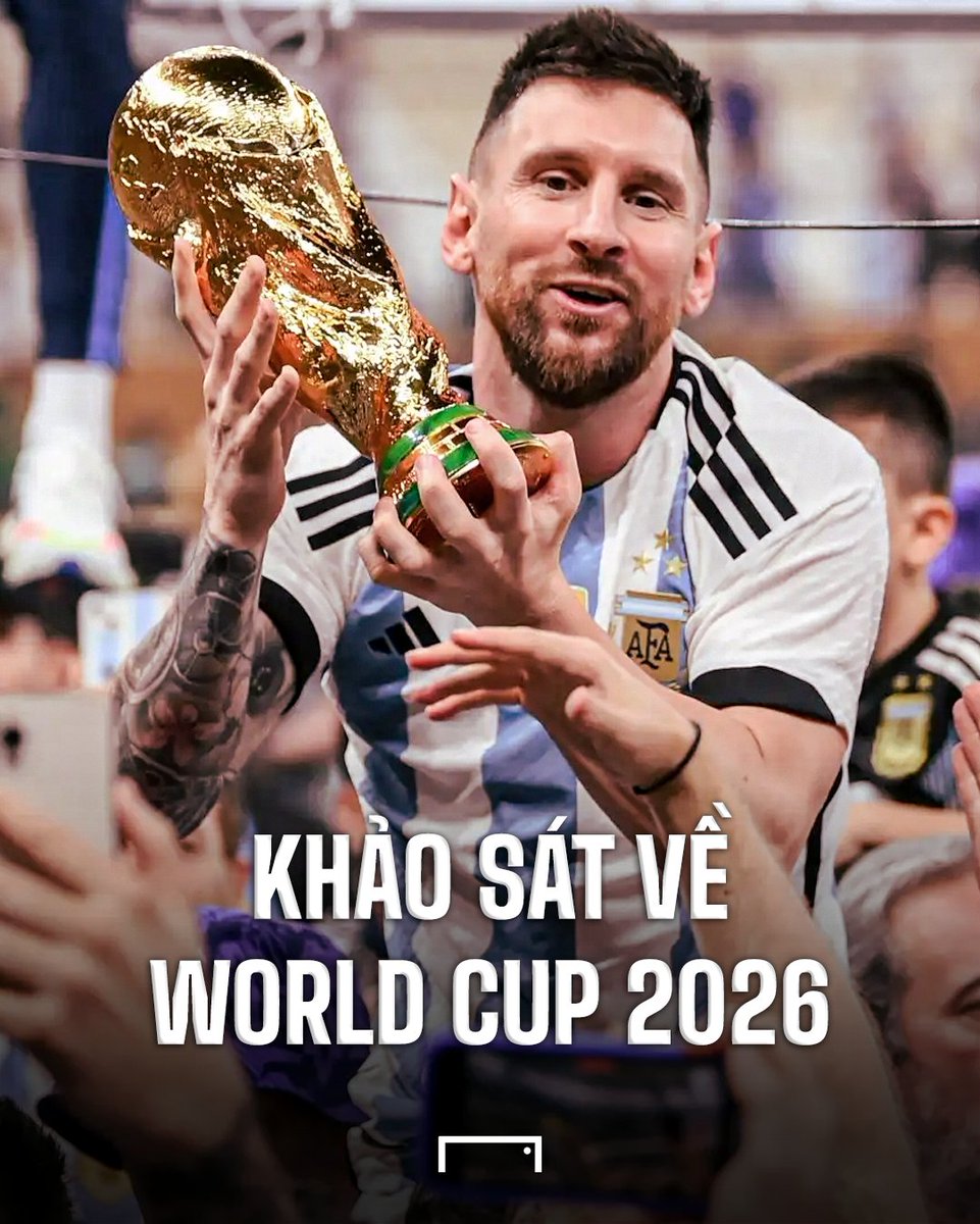 FIFA World Cup 2026 chỉ còn một năm nữa sẽ diễn ra! 
Bạn dự định sẽ xem các trận đấu trên TV, điện thoại hay đến sân xem trực tiếp?  
Hãy chia sẻ ý kiến của bạn trong cuộc khảo sát của chúng tôi!
survey.alchemer.com/s3/8142685/e81…