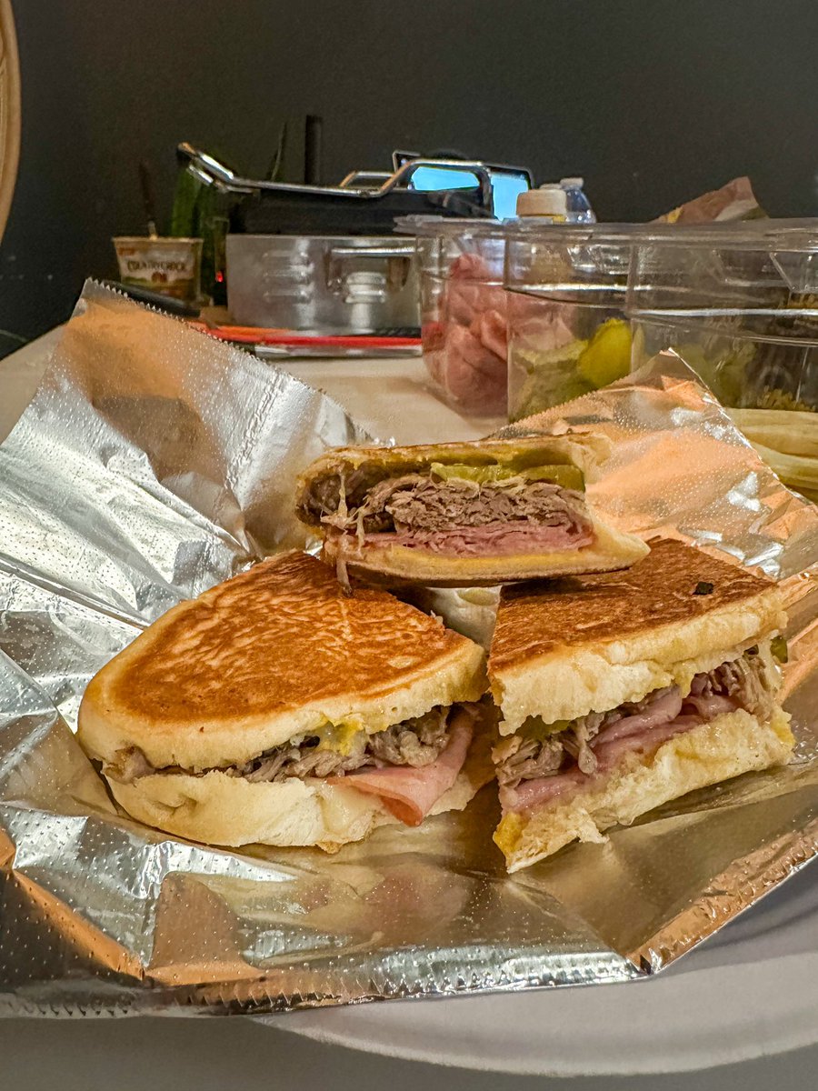 A Cuban Sandwich we prepared at our Popup at Edit 🙌🏽