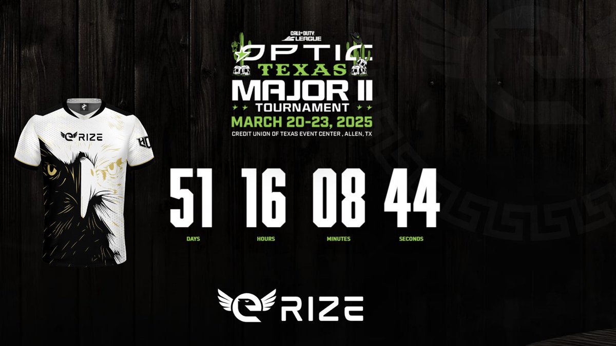 eRizeHQ's tweet photo. Dallas Major 2 TP is locked in ✅
Looking for 3 to Join @ZeusNy_ 
If you’re interested in repping eRize Dm us. 
@TTVMostwanted @TexasBeardTTV https://t.co/EnoNLmKJrp