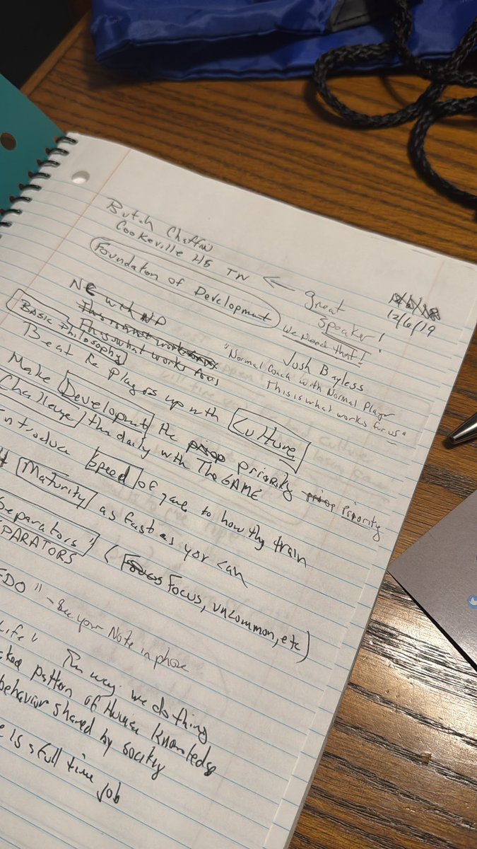 Happy that I took a note from Butch Chaffin! <a href="/ButchBaseball29/">Butch Chaffin 🇺🇸🇺🇸🇺🇸⚾️⚾️🧢</a> <a href="/Gawbage29/">Butch Chaffin 🇺🇸⚾🧢#OGN</a>  met him at NC Baseball Coaches Association in 2019.   Thank you teach me to be a better coach
